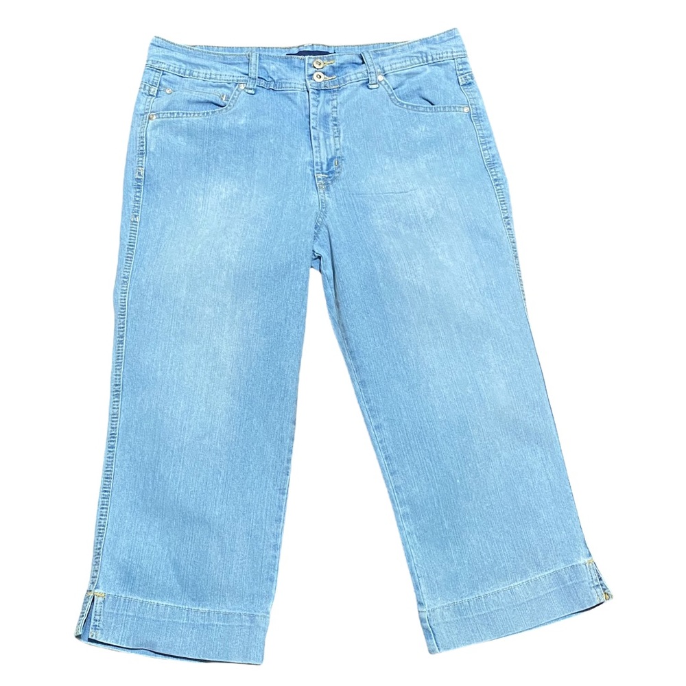 Bandolino Blue Capri Denim Jeans Size 12